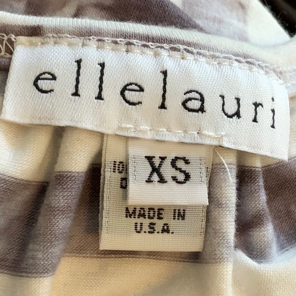 Ellelauri Sleeveless, Strap Top MIDI Dress- XS- Gray & White Stripe- NWT - Picture 9 of 10